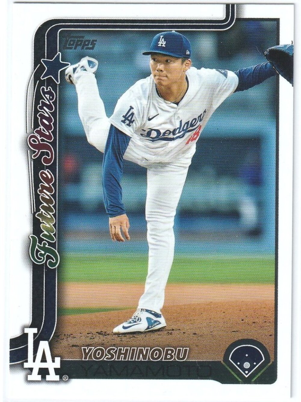 2025 YOSHINOBU YAMAMOTO Topps Future Stars Dodgers Card #231